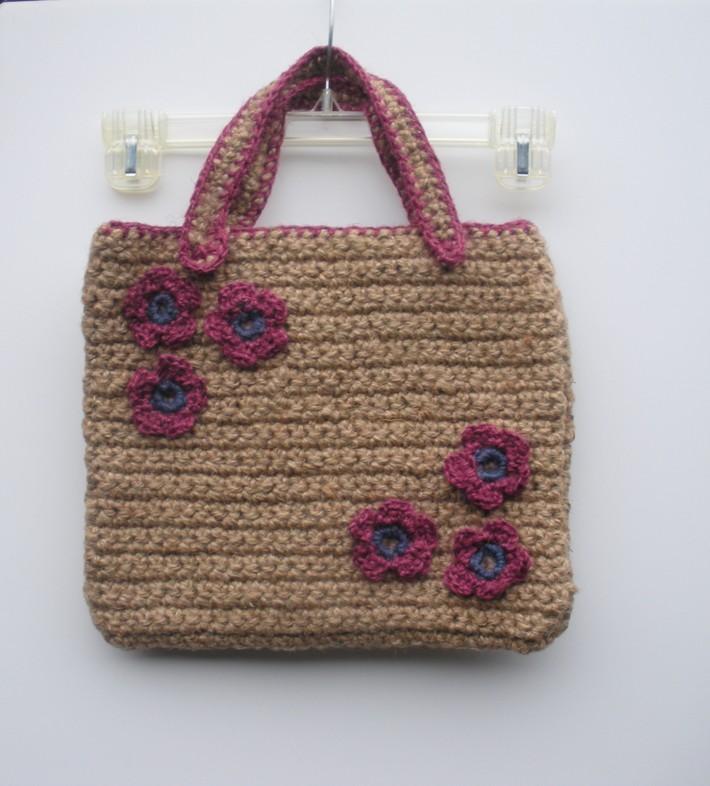 crochet twine bag